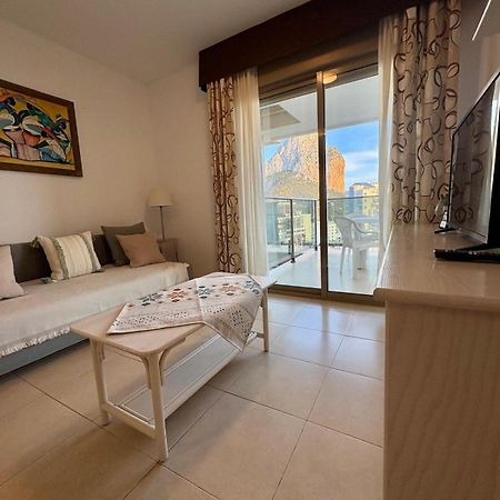 Apartment With Sea View Pool & Private Parking Кальпе Экстерьер фото