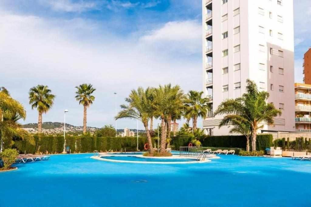 Apartment With Sea View Pool & Private Parking Кальпе Экстерьер фото